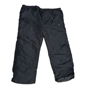Athletic works ski pants xxl pockets‎ black 50x27"